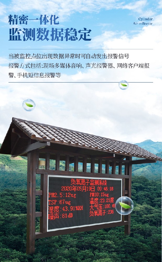 负氧离子监测站建设方案 负氧离子监测站建设方案