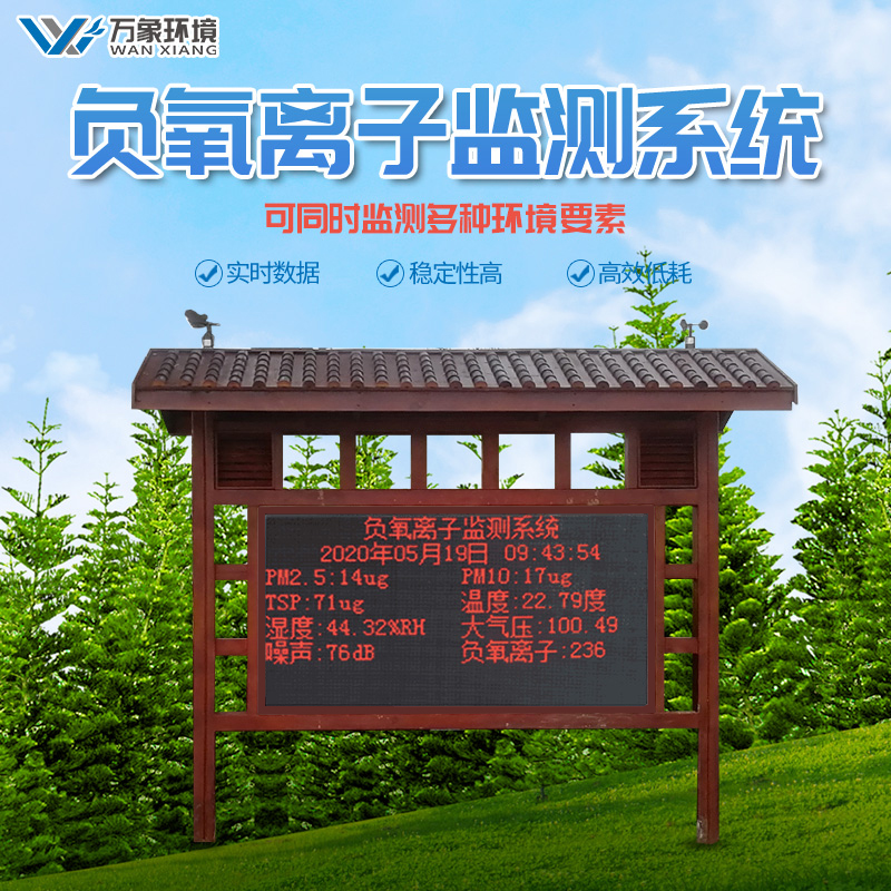 负氧离子在线监测系统在闹市区的实际应用