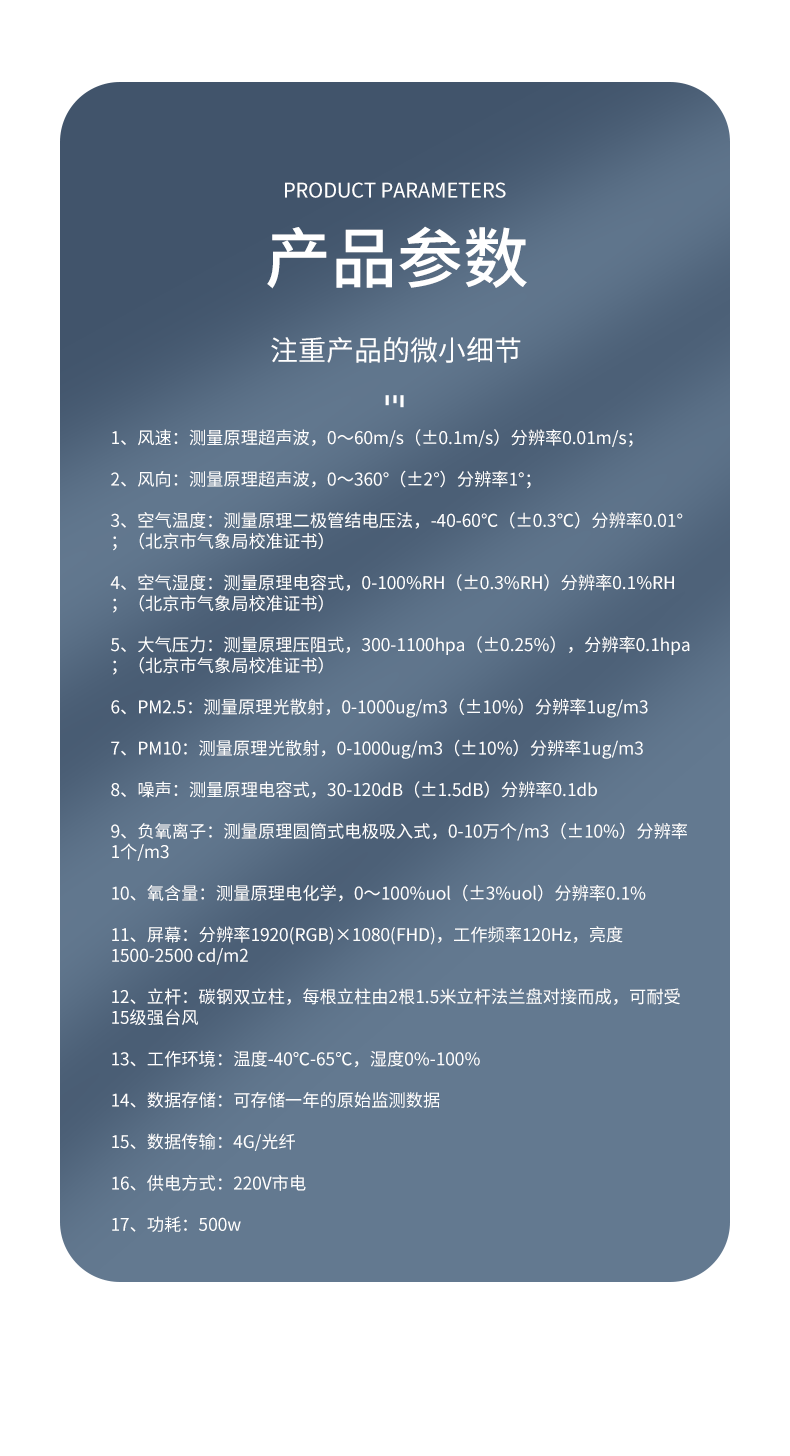 负氧离子监测站