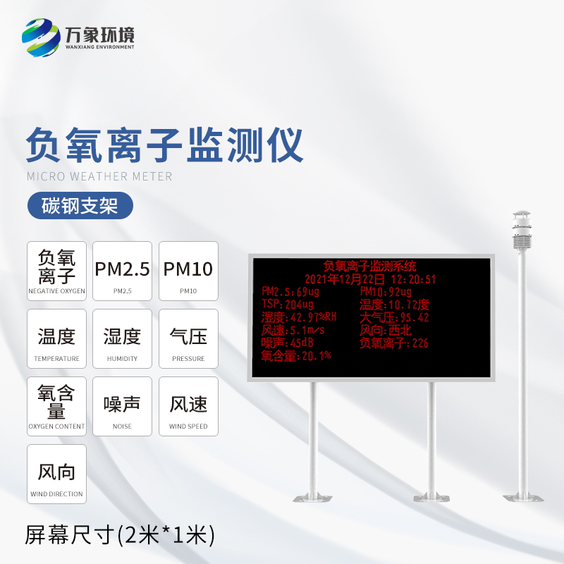 生态环境监测利器——空气负氧离子监测站