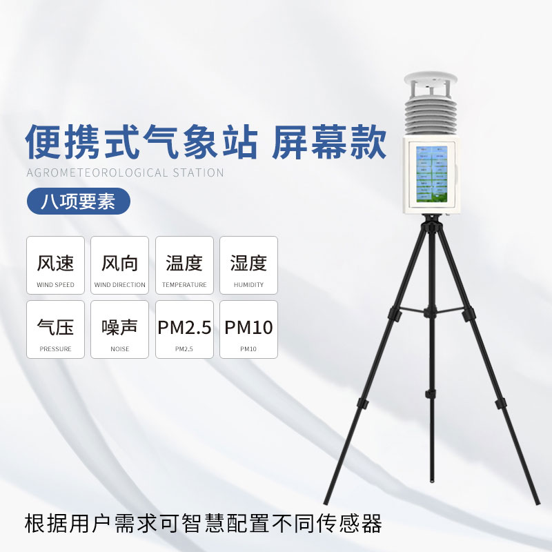 八要素便携式气象站可以帮助农业生产发展