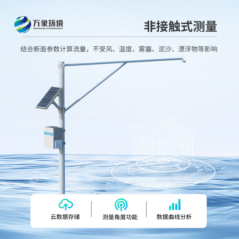 河道水位监测离不开我们的雷达式水位监测站！