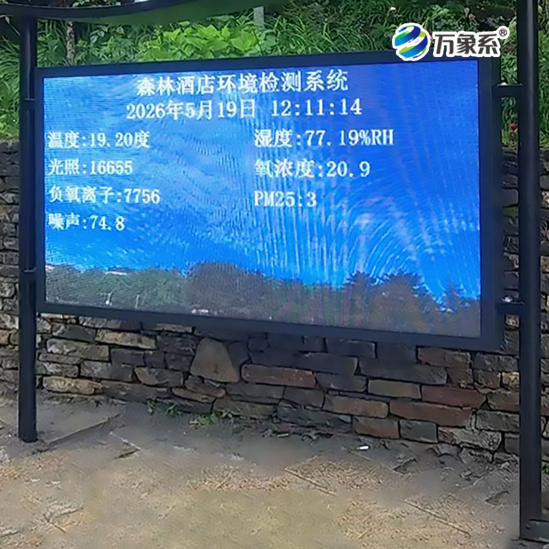彩屏负氧离子监测站