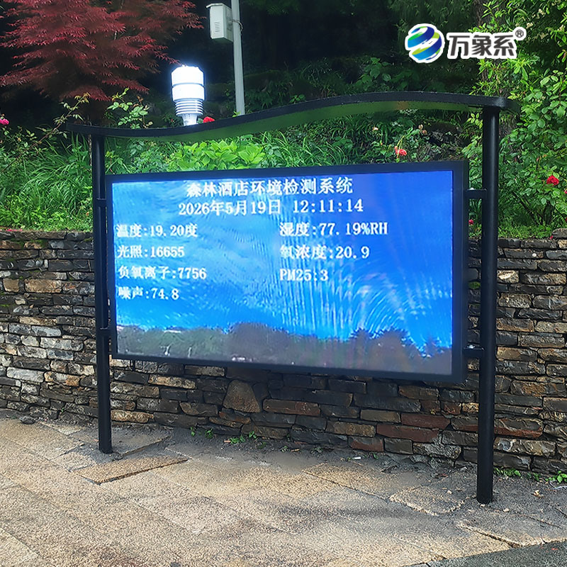 彩屏负氧离子监测站